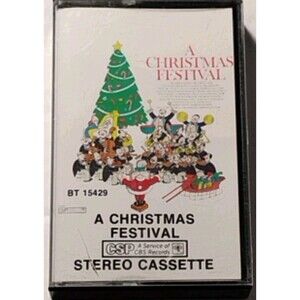 A Christmas Festival Cassette Tape Holiday Music Vintage Orchestral Seasonal Son